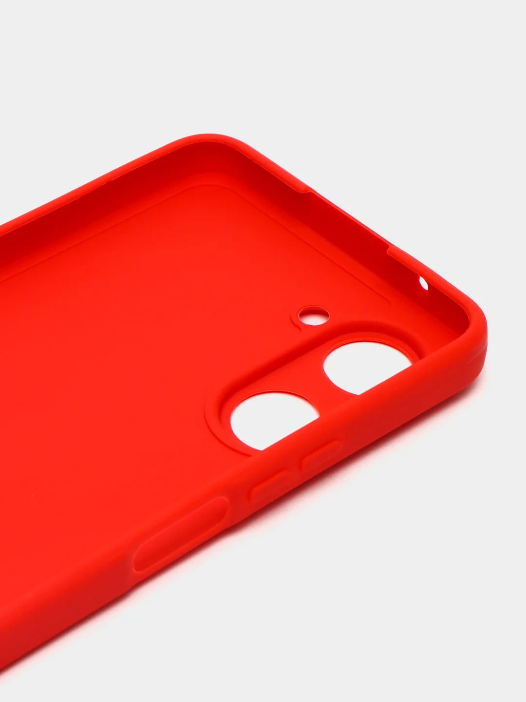 Красный чехол для Realme 10 Pro (Реалми 10 Про) силиконовый, цветной, матовый