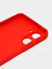 Красный чехол для Realme 10 Pro (Реалми 10 Про) силиконовый, цветной, матовый