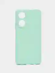 Мятный силиконовый чехол для Huawei Honor X7 (Хуавей Хонор Х7), с защитой камеры