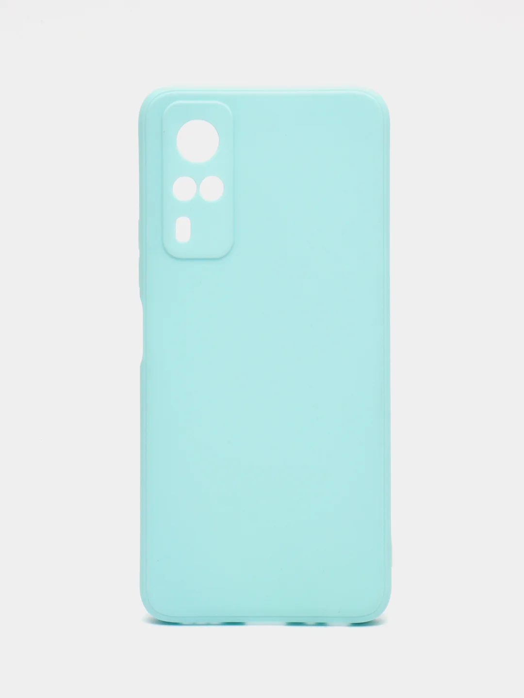 Голубой чехол для Vivo Y31/Y53S 4G/Y51 2020/2021 (Виво У31/У53С 4Г/У51 2020/2021), силиконовый