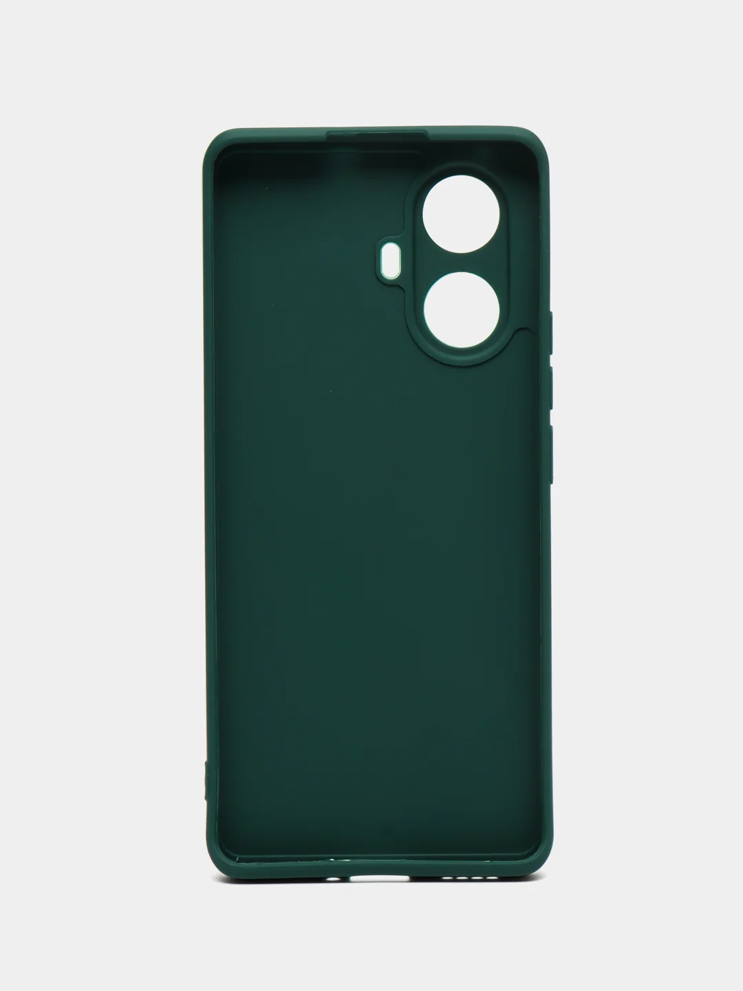 Тёмно-зелёный силиконовый чехол для Realme 10 Pro+ / 10 Pro Plus (Реалми 10 Про Плюс 5 Джи), прозрачный