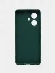 Тёмно-зелёный силиконовый чехол для Realme 10 Pro+  / 10 Pro Plus (Реалми 10 Про Плюс 5 Джи), прозрачный