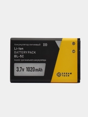 Аккумулятор BL-5C, 1020 mAh, 3,7 V