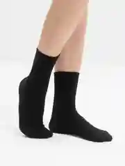 Черный хлопковые, однотонные, базовые носки, 36-40