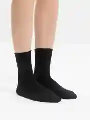 Черный хлопковые, однотонные, базовые носки, 36-40