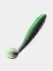 Зеленый виброхвост Lucky John Slim Shaker, силиконовый