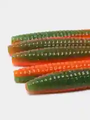 Оранжевый силиконовая приманка, виброхвост Lucky John  Pro Series S-shad