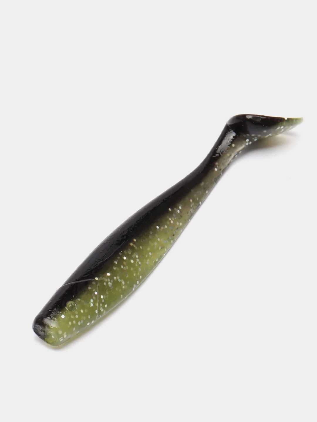 Приглушённый хаки виброхвост Lucky John Pro Series LJ Minnow, силиконовый