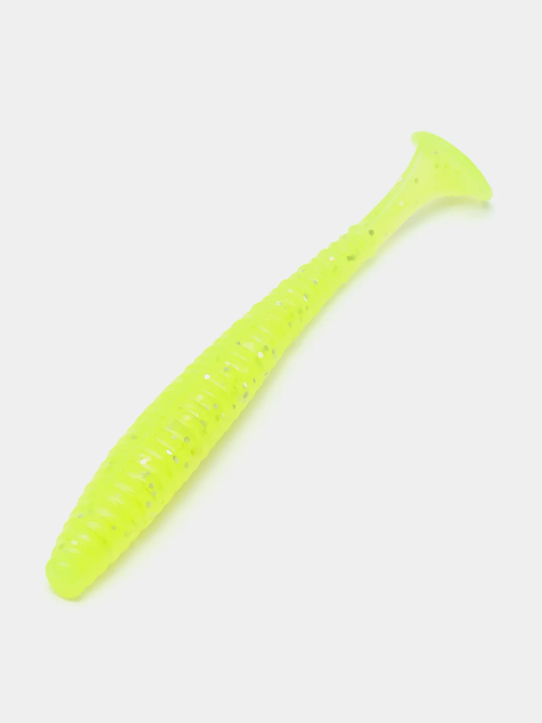 Салатовый силиконовая приманка, виброхвост Lucky John  Pro Series S-shad