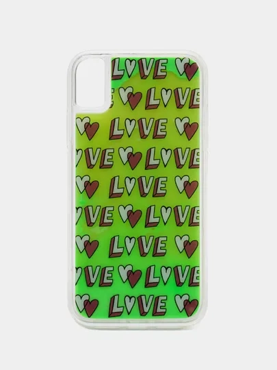 Неоновый чехол для айфон iPhone 11 Pro Max, 12 Pro Max, 12 Mini, XS Max