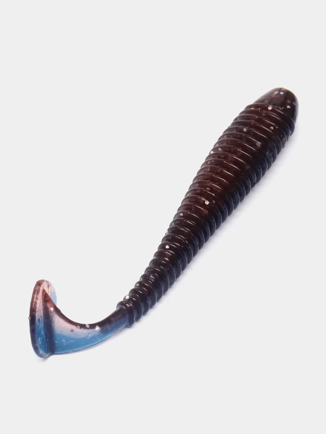 Фиолетовый виброхвост Lucky John Pro Series Spark Tail, силиконовый