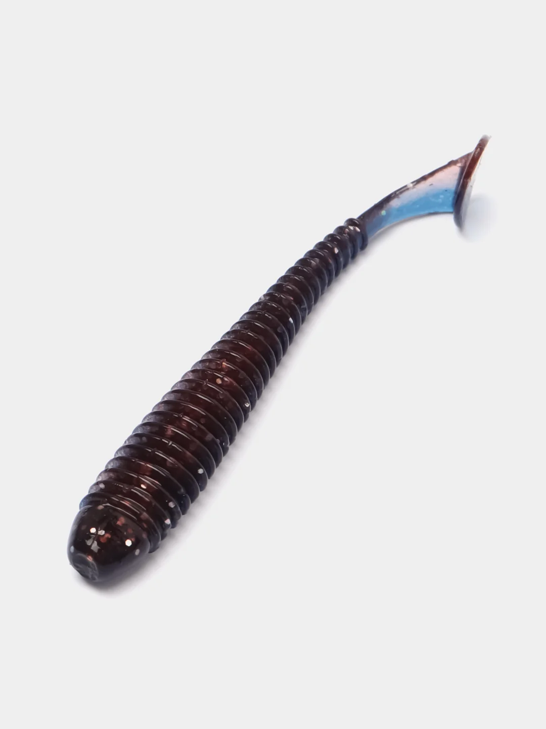 Фиолетовый виброхвост Lucky John Pro Series Spark Tail, силиконовый
