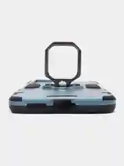 Синий меланж чехол противоударный для Xiaomi Poco X4 GT (Сяоми Поко Х4 ГТ), с кольцом