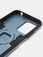 Синий меланж чехол противоударный для Xiaomi Poco X4 GT (Сяоми Поко Х4 ГТ), с кольцом