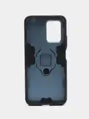 Синий меланж чехол противоударный для Xiaomi Poco X4 GT (Сяоми Поко Х4 ГТ), с кольцом