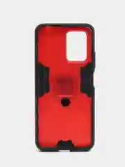 Красный чехол противоударный для Xiaomi Poco X4 GT (Сяоми Поко Х4 ГТ), с кольцом