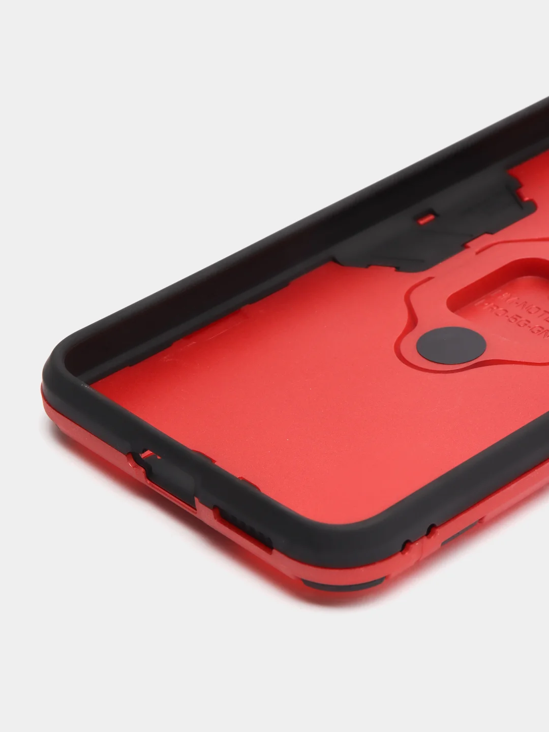Красный чехол противоударный для Xiaomi Poco X4 GT (Сяоми Поко Х4 ГТ), с кольцом