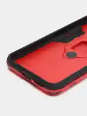 Красный чехол противоударный для Xiaomi Poco X4 GT (Сяоми Поко Х4 ГТ), с кольцом