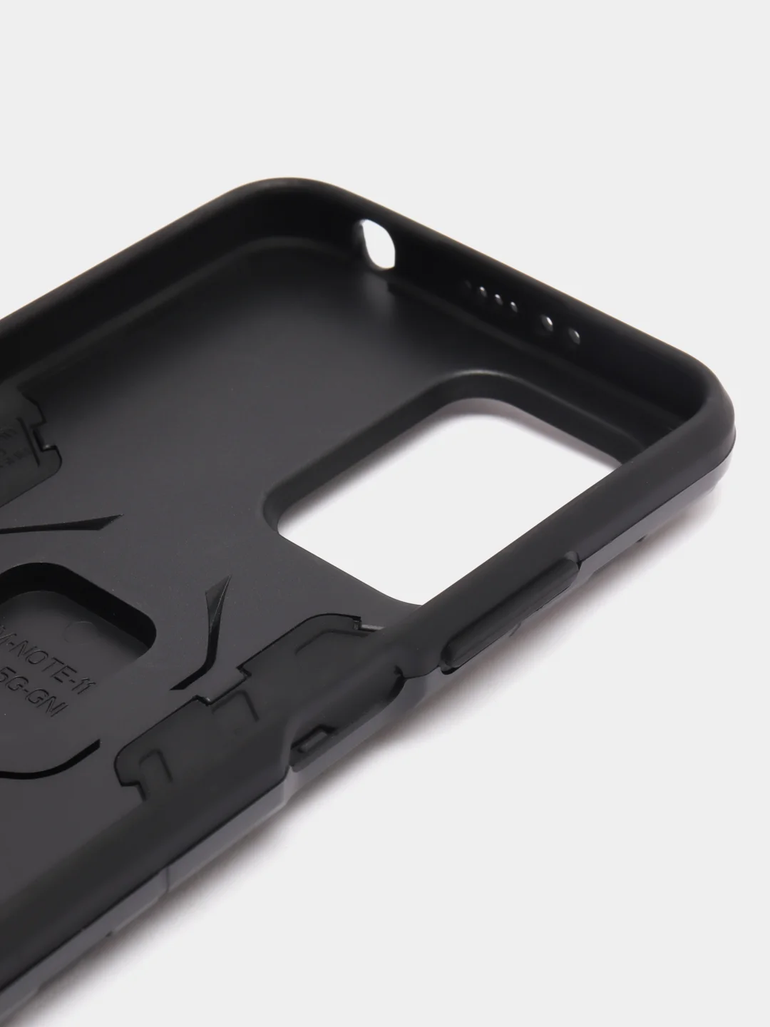 Черный чехол противоударный для Xiaomi Poco X4 GT (Сяоми Поко Х4 ГТ), с кольцом