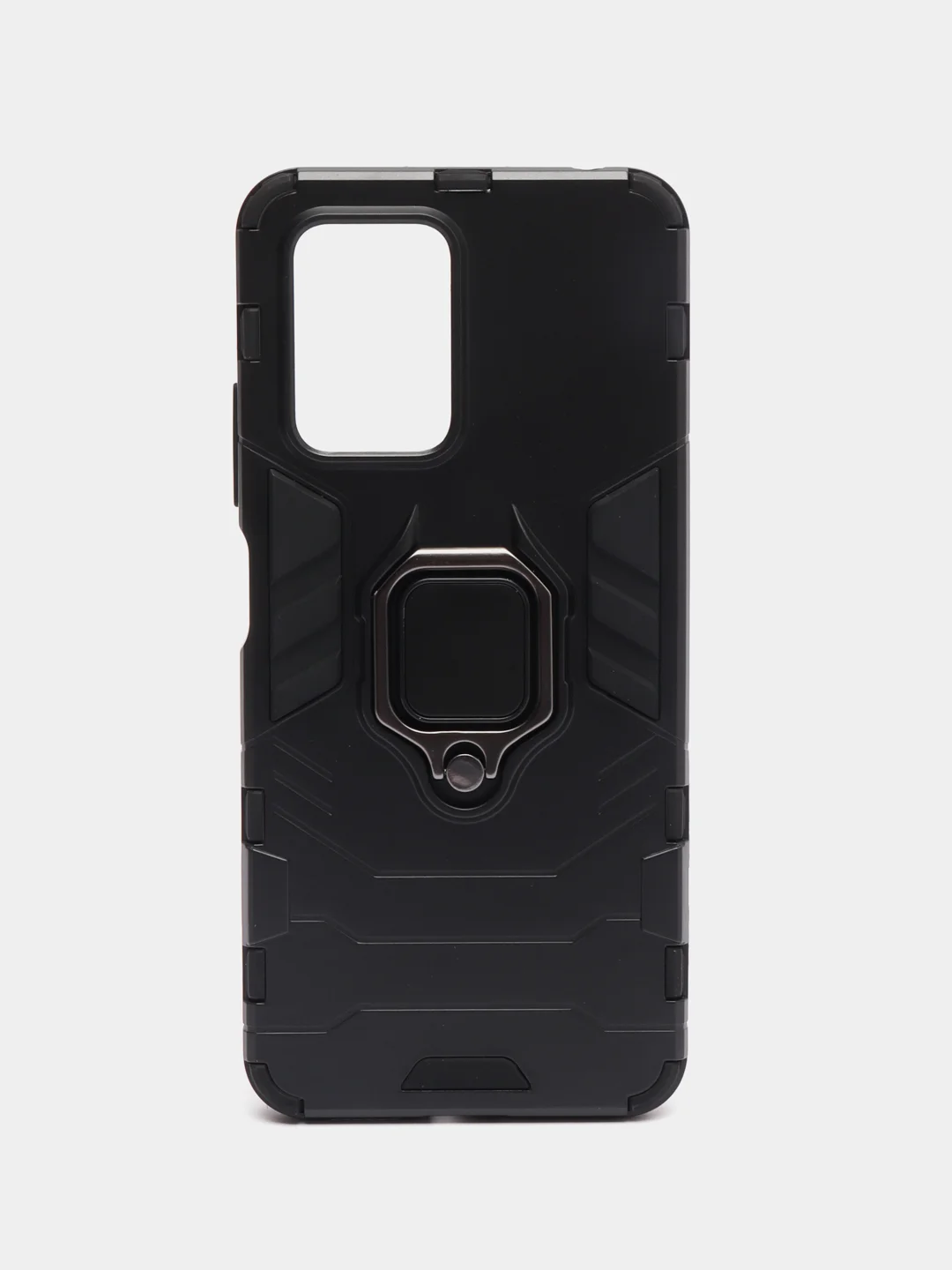 Черный чехол противоударный для Xiaomi Poco X4 GT (Сяоми Поко Х4 ГТ), с кольцом