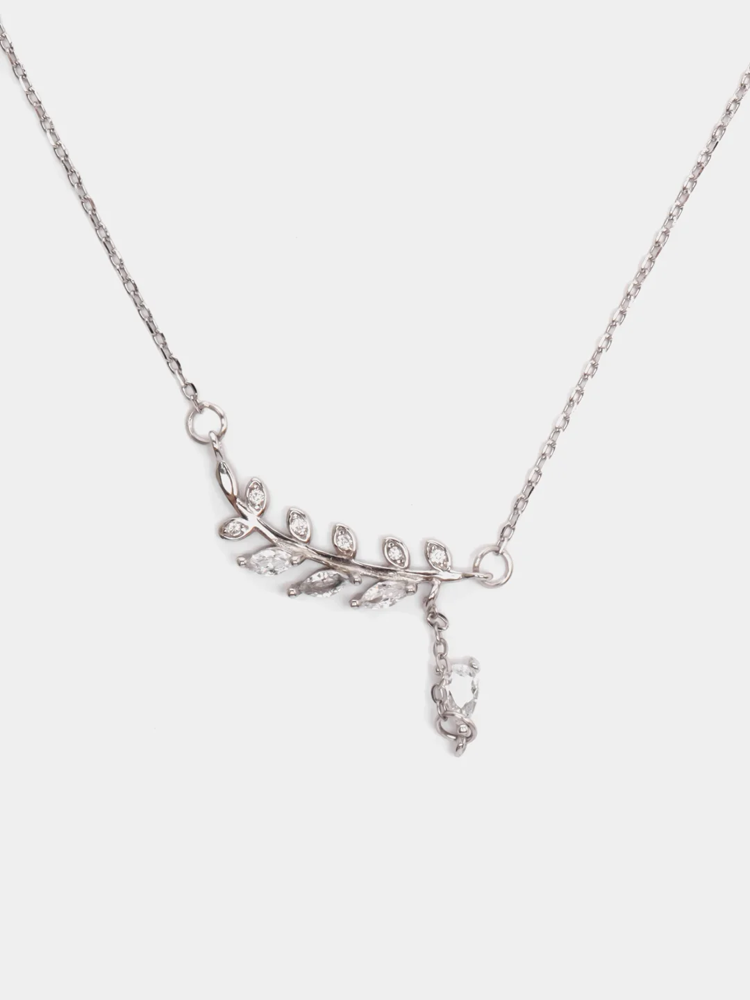 Серебряная цепочка с кулоном "Интрига", 925 проба