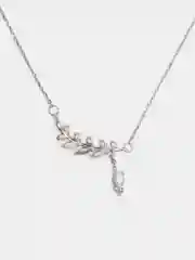 Серебряная цепочка с кулоном "Интрига", 925 проба