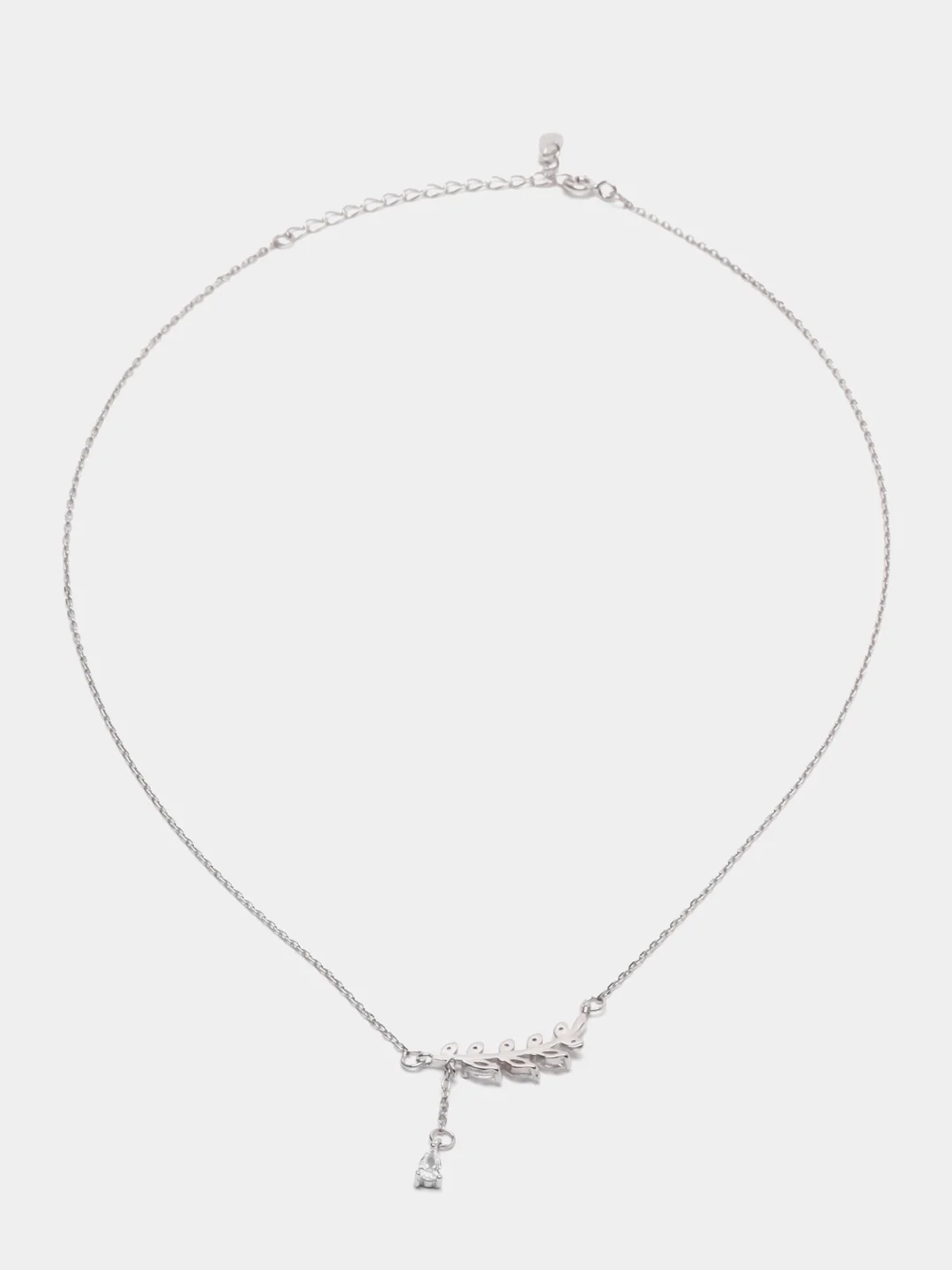 Серебряная цепочка с кулоном "Интрига", 925 проба