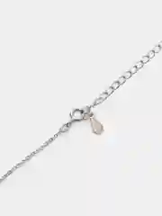 Серебрянная цепочка с кулоном "Кошачий глаз", 925 проба