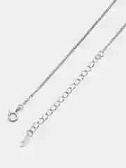 Серебряная цепочка с кулоном "Бритва", 925 проба