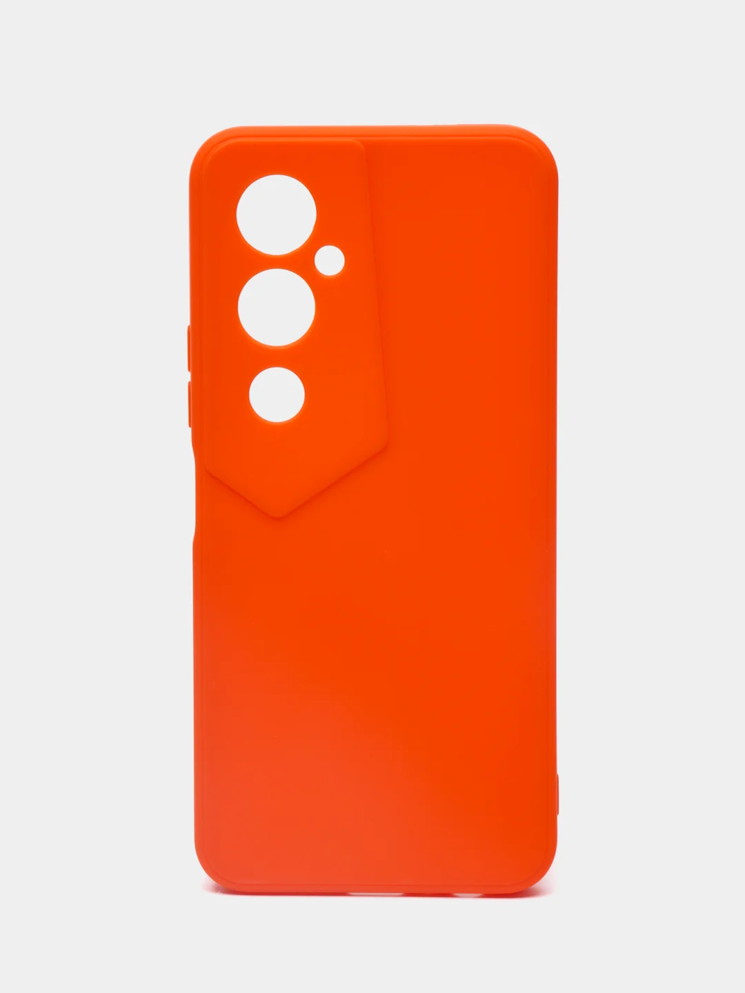 Оранжевый силиконовый чехол для Tecno POVA 4 PRO (Техно Пова 4 ПРО), прозрачный