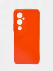 Оранжевый силиконовый чехол для Tecno POVA 4 PRO (Техно Пова 4 ПРО), прозрачный