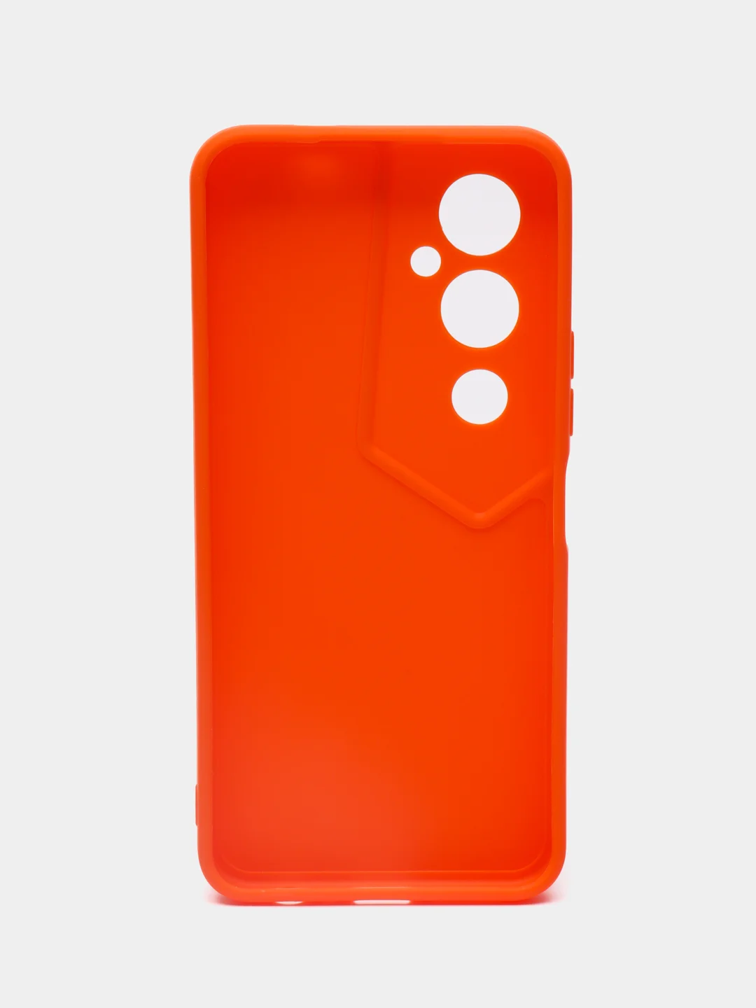 Оранжевый силиконовый чехол для Tecno POVA 4 PRO (Техно Пова 4 ПРО), прозрачный