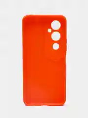 Оранжевый силиконовый чехол для Tecno POVA 4 PRO (Техно Пова 4 ПРО), прозрачный