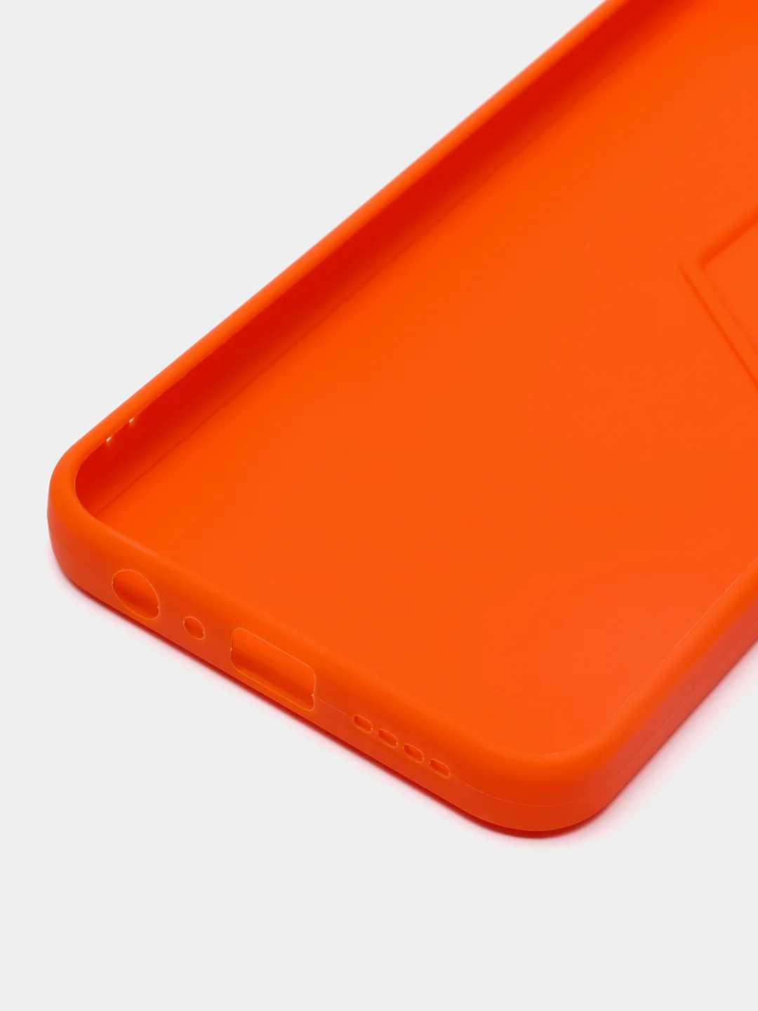 Оранжевый силиконовый чехол для Tecno POVA 4 PRO (Техно Пова 4 ПРО), прозрачный