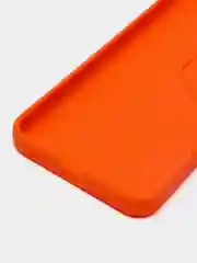 Оранжевый силиконовый чехол для Tecno POVA 4 PRO (Техно Пова 4 ПРО), прозрачный
