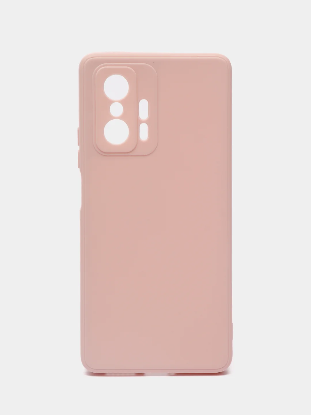 Пудровый чехол для Xiaomi Mi 11T и 11T Pro (Сяоми Ми 11Т, 11Т Про), матовый, силиконовый