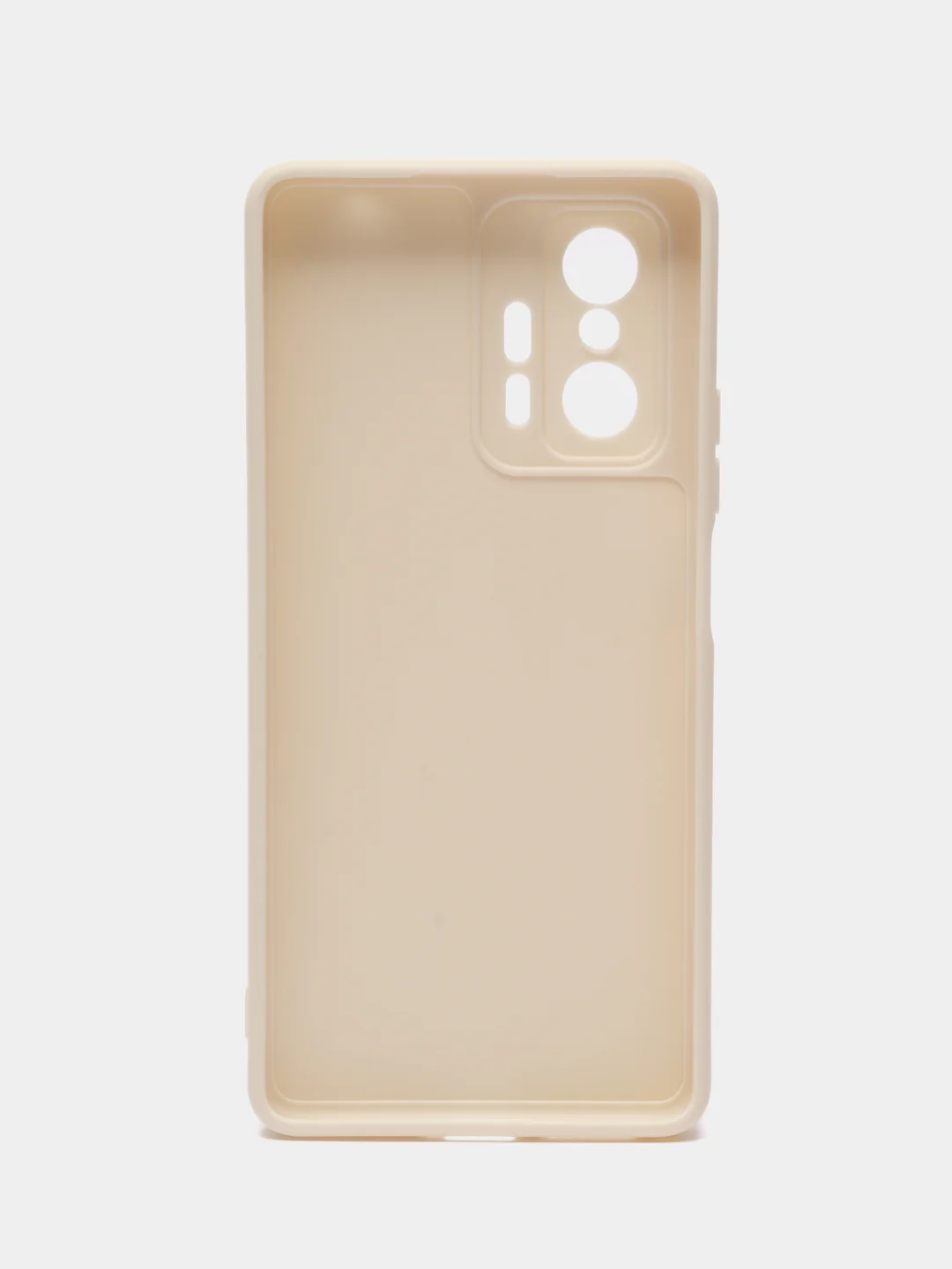 Молочный чехол для Xiaomi Mi 11T и 11T Pro (Сяоми Ми 11Т, 11Т Про), матовый, силиконовый