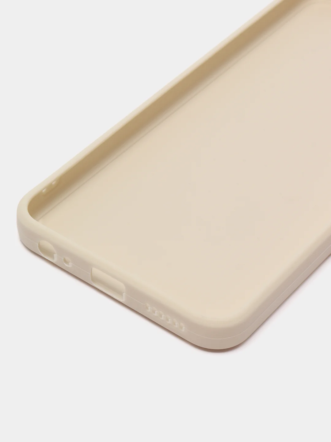Молочный чехол для Infinix Smart 6 HD (Инфиникс Смарт 6 ХД), силиконовый
