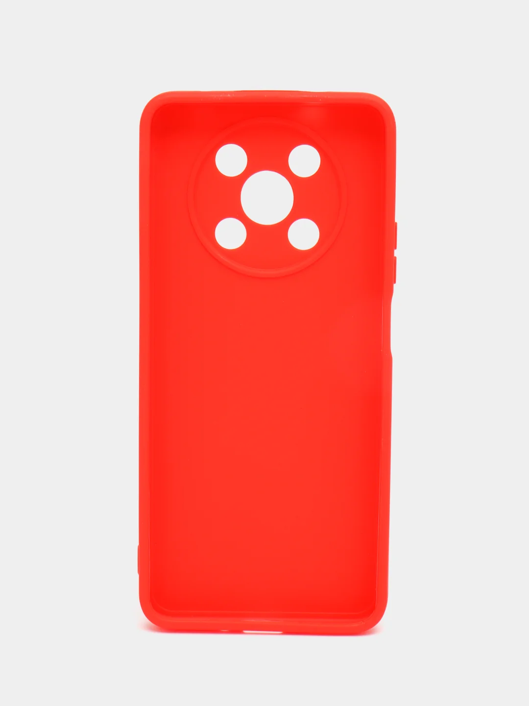 Красный чехол для HUAWEI nova Y90 (Хуавей Нова у90), прозрачный
