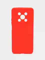 Красный чехол для HUAWEI nova Y90 (Хуавей Нова у90), прозрачный