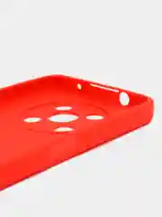 Красный чехол для HUAWEI nova Y90 (Хуавей Нова у90), прозрачный
