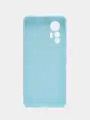 Голубой силиконовый чехол для Xiaomi 12 Lite (Сяоми 12 Лайт), прозрачный