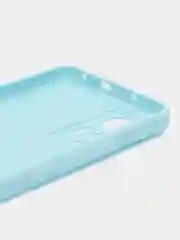 Голубой силиконовый чехол для Xiaomi 12 Lite (Сяоми 12 Лайт), прозрачный