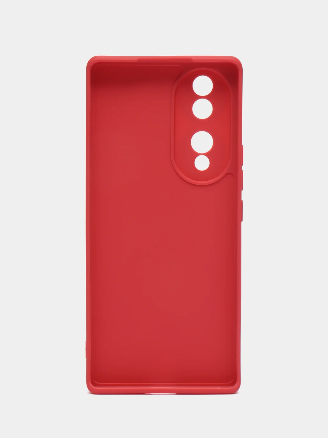 Коралловый силиконовый чехол для Honor 70 (Хонор 70) прозрачный