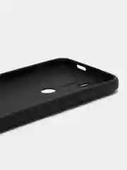 Чехол силиконовый для Xiaomi Redmi A1+ / A1 Plus, черный, матовый, с защитой камеры