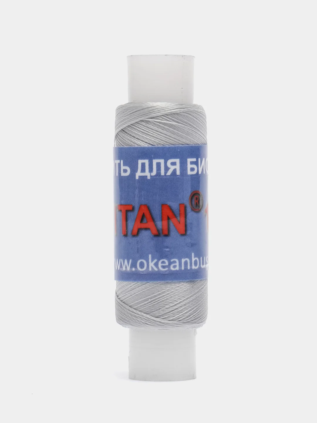 Серый нить для бисера Titan