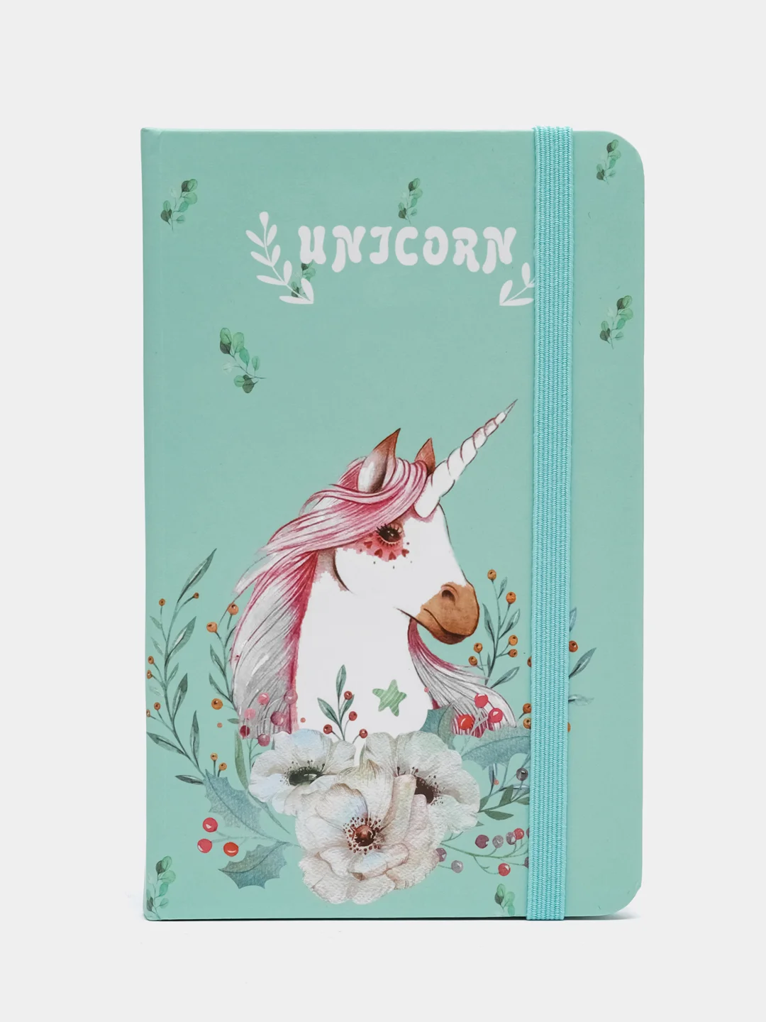 Светло-бежевый записная книжка "Единорог"