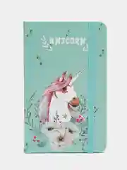 Светло-бежевый записная книжка "Единорог"
