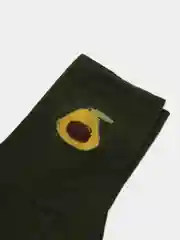 Конфетный носки женские, с авокадо