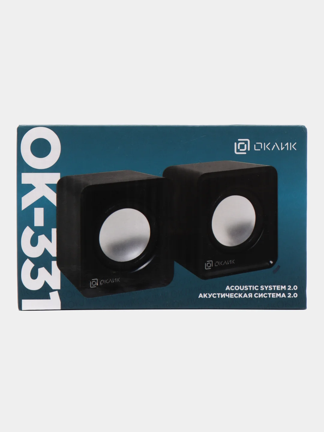 Черный колонки компьютерные Oklick OK-331 2.0, 6 Вт